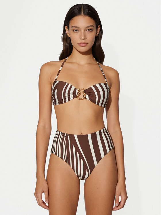 Seafolly Seafolly Dół od bikini Coastline 40646-270 Brązowy