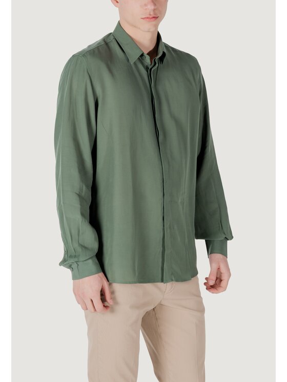 Antony Morato Antony Morato Camicia SMIRNE REGULAR FIT Verde Regular Fit