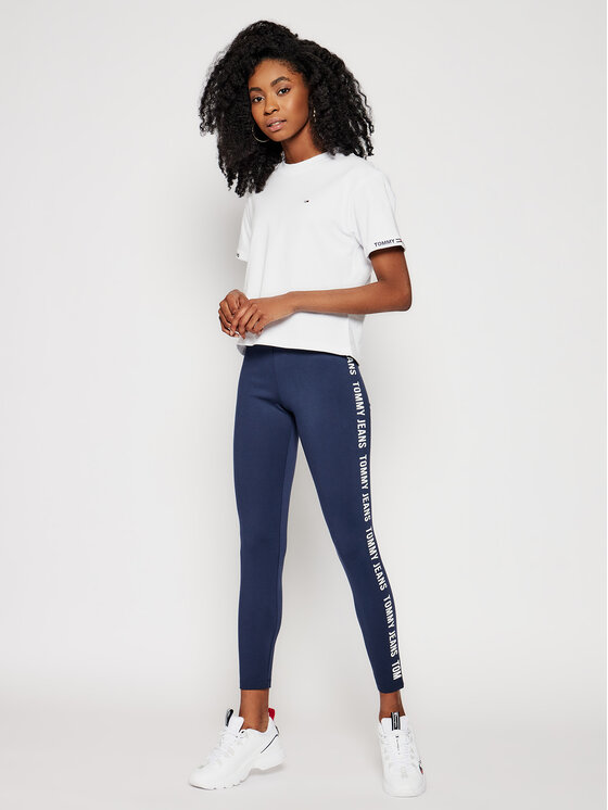 Tommy Jeans Marškinėliai Crop Branded 