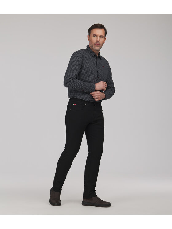 Lee Cooper Lee Cooper Jeansy LC7504 Czarny Tapered Leg