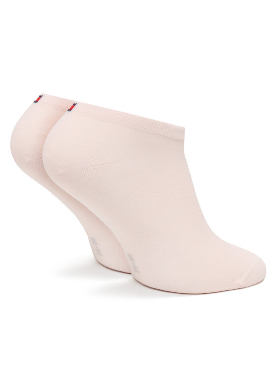 Tommy Hilfiger Tommy Hilfiger 2er-Set niedrige Damensocken 343024001 Rosa