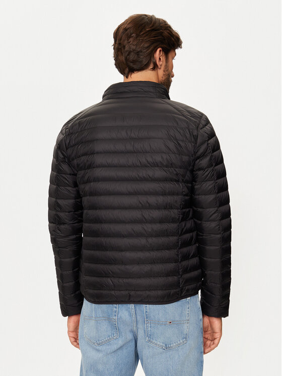 Jott Jott Geacă din puf Mat P000MDOW02 Negru Slim Fit
