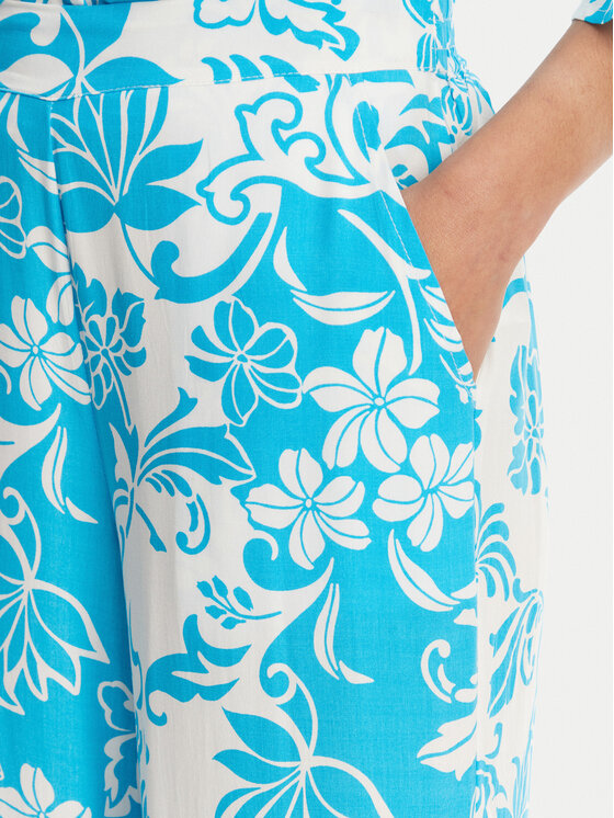 Gaudi Gaudi Pantaloni din material 511BD25025 Albastru Regular Fit