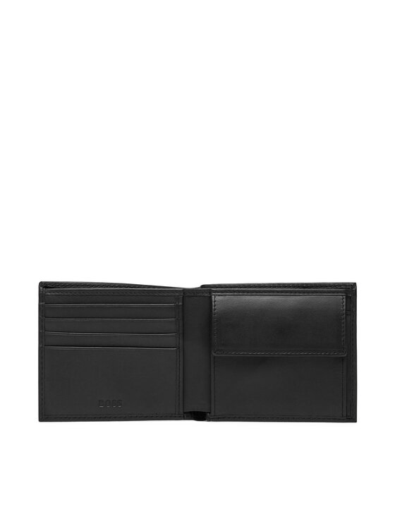 BOSS BOSS Голям мъжки портфейл 50546152 Черен