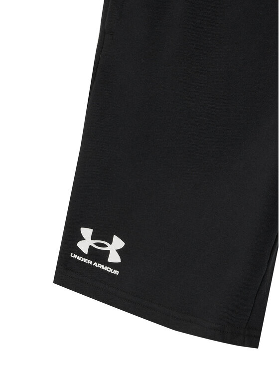Under Armour Under Armour Szorty sportowe UA RIVAL TERRY SHORT 1377255 Czarny Regular Fit