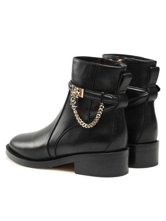 MICHAEL Michael Kors MICHAEL Michael Kors Μποτάκια Hamilton Flat Bootie 40F3HAME5L Μαύρο