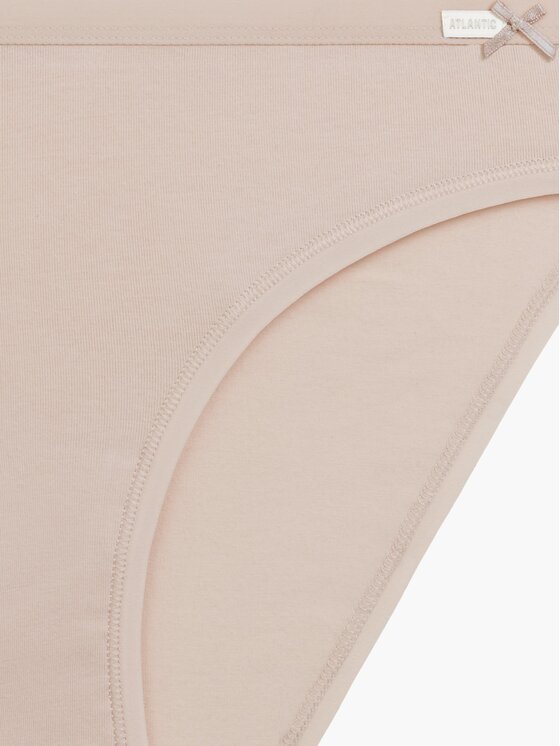 Atlantic Atlantic Figi klasyczne flat elastic Brązowy