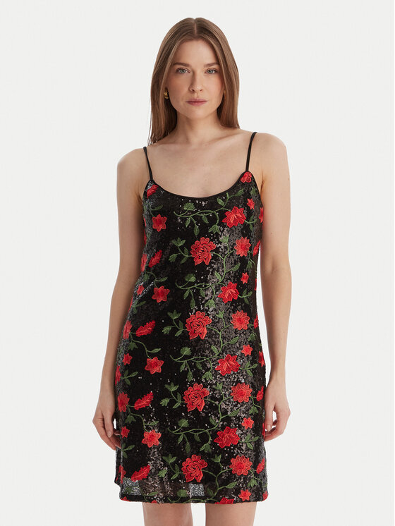 Vero Moda Rochie cocktail Molly 10340993 Negru Slim Fit