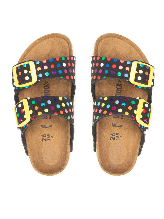 Birkenstock Birkenstock Klapki Arizona Rivet Logo Kids 1023399 Czarny