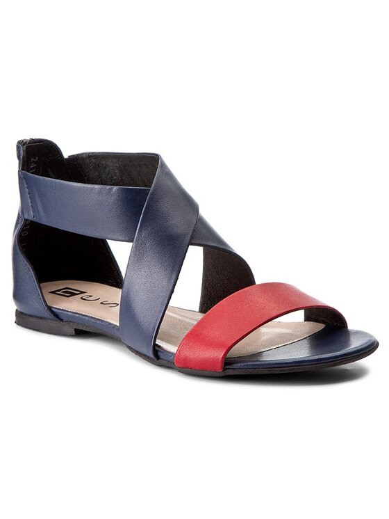 Sandali 24101 Blu scuro