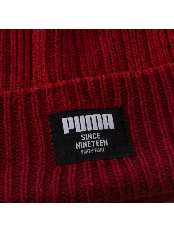 Puma Puma Шапкa Ribbed Classic Beanie 022831 04 Бордовий