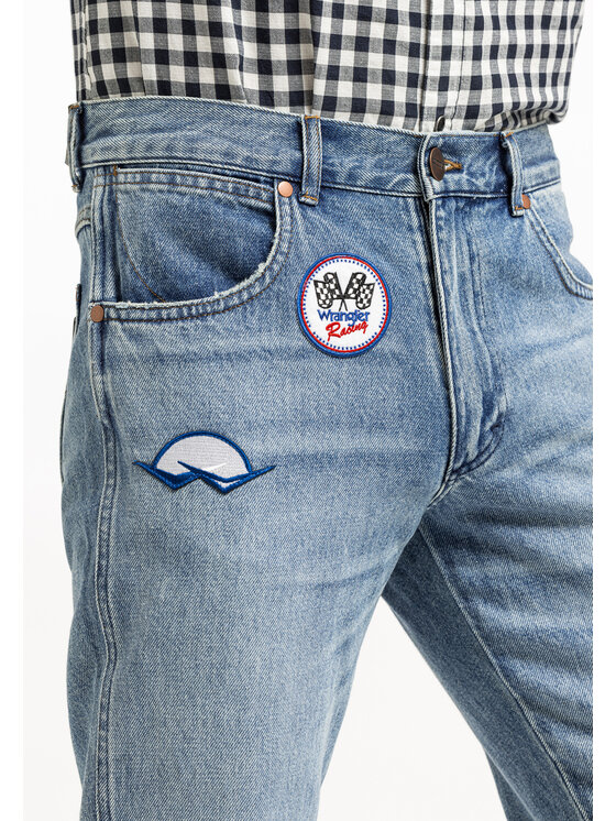 Wrangler Wrangler Jeansy GREENSBORO Niebieski Straight Fit