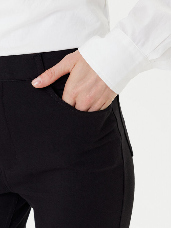Liu Jo Sport Liu Jo Sport Pantaloni di tessuto TF5129 JS182 Nero Regular Fit