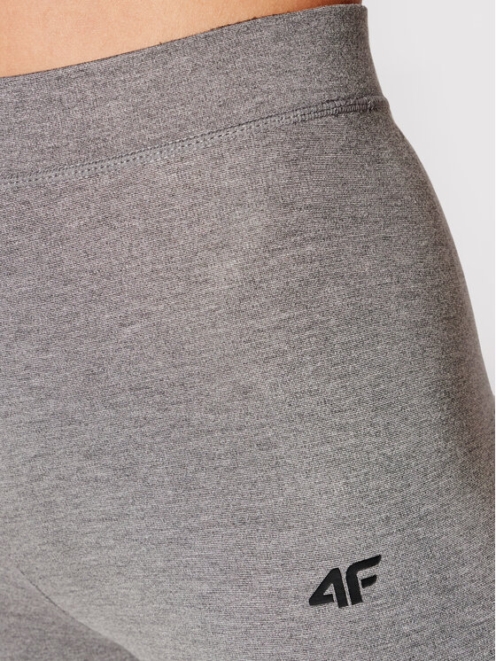 4F 4F Legginsy H4L21-LEG010 Szary Slim Fit