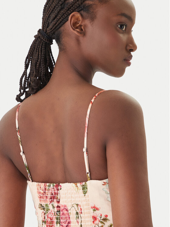 Guess Guess Abito da cocktail W6GKAF W2558 Rosa Regular Fit