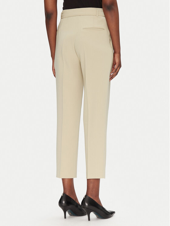 BOSS BOSS Pantaloni di tessuto Tapiah 50490037 Beige Regular Fit