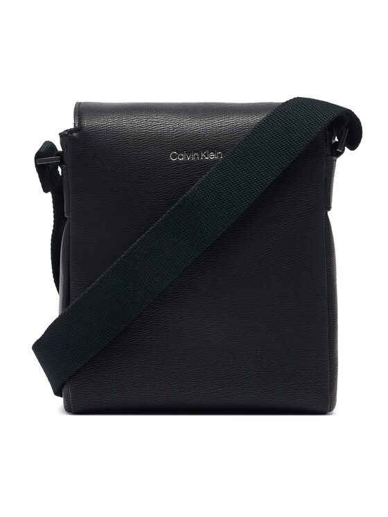Calvin Klein Calvin Klein Maža rankinė Emblem Hw Flap Reporter LV04D3506G Juoda