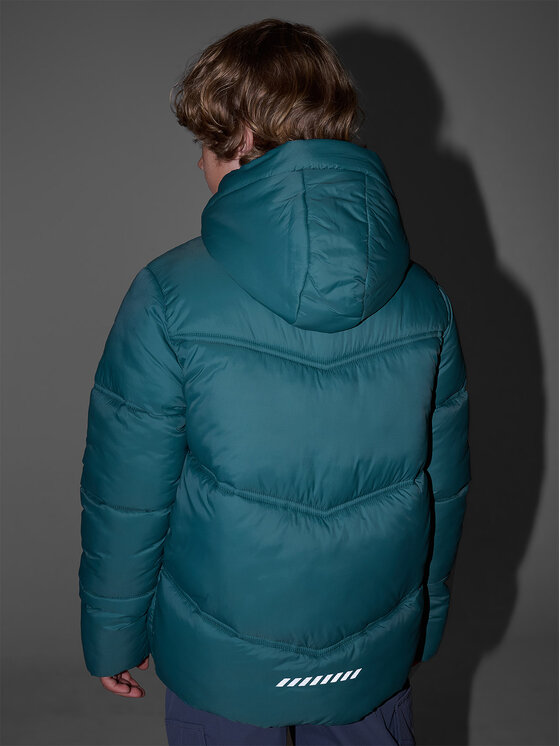 4F 4F Kurtka puchowa OUTERWEAR Khaki Regular Fit