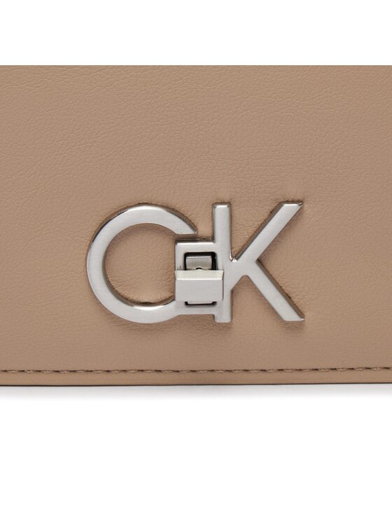 Calvin Klein Calvin Klein Torebka Re-Lock Double Gusette K60K611336 Beżowy