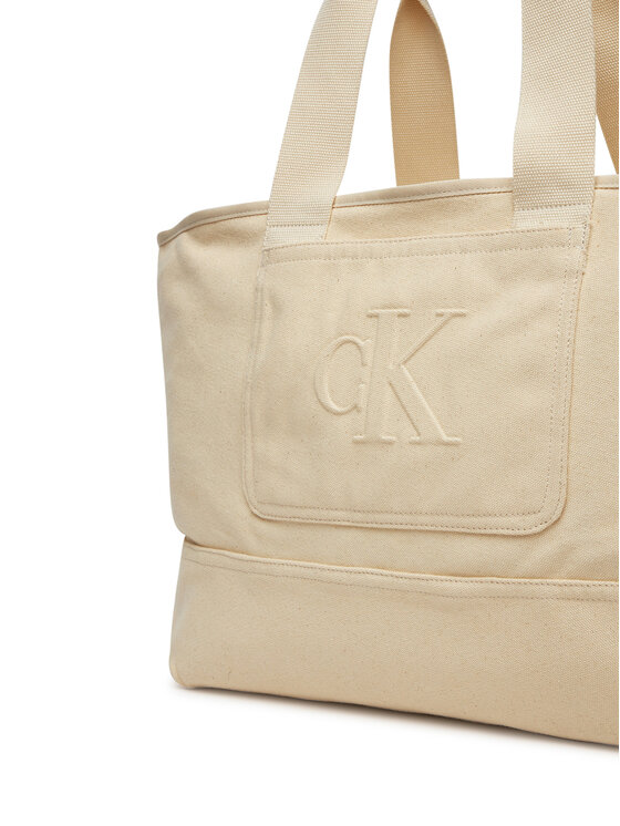 Calvin Klein Jeans Calvin Klein Jeans Сумка Pocket Canvas Zip Weekender LV04G3093G Écru