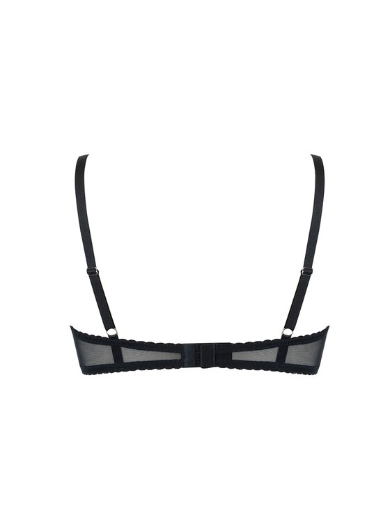 Love and Hate Love and Hate Podprsenka Bralette Rose Černá