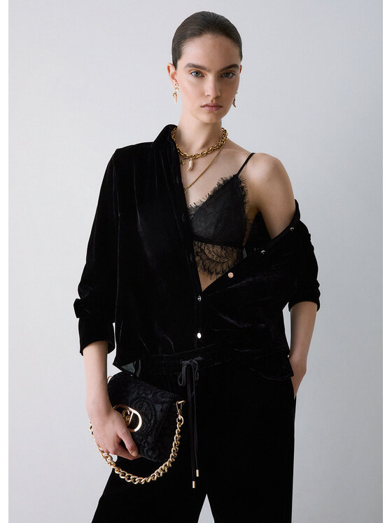 Liu Jo Liu Jo Camicia CF6201T655022222 Nero Regular Fit