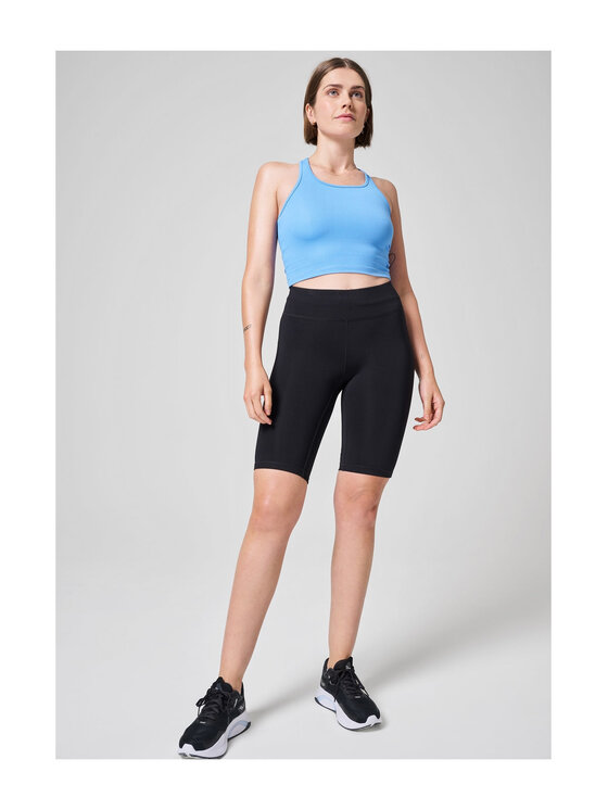 Casall Casall Szorty rowerowe High Waist Bike Tights Czarny Slim Fit