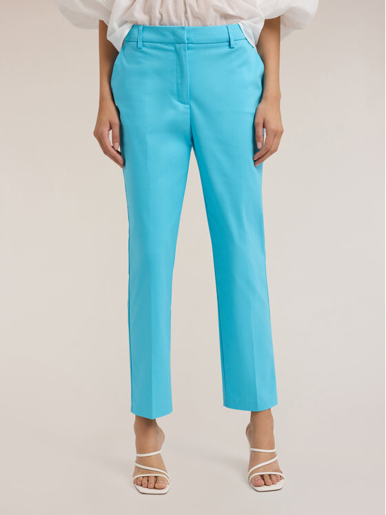 Motivi Motivi Pantaloni di tessuto P203Q303936N004 Turchese Regular Fit