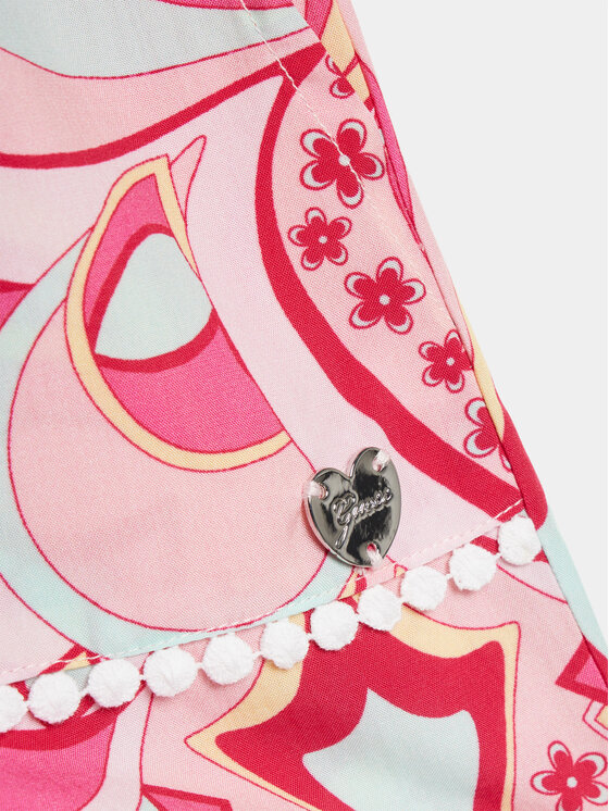 Guess Guess Pantaloncini di tessuto J4GD03 WG5S2 Rosa Regular Fit