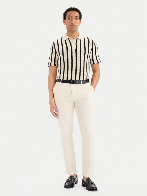 Tommy Hilfiger Tommy Hilfiger Polo majica MW0MW42770 Kremna Regular Fit