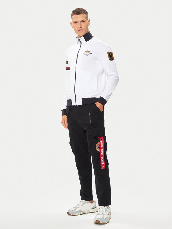 Aeronautica Militare Aeronautica Militare Kargo hlače 241PA1582CT3255 Črna Regular Fit
