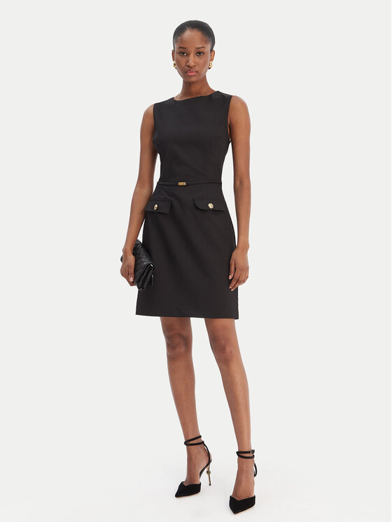 Marciano Guess Marciano Guess Коктейлна рокля 6RGK17 7311A Черен Regular Fit