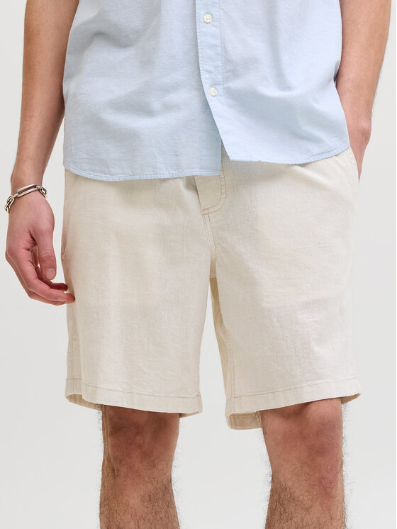 Jack & Jones Jack & Jones Stoffshorts Jaiden 12293768 Beige Relaxed Fit