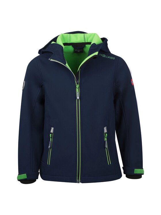 Trollkids Trollkids Kurtka softshell 161-120 Granatowy Regular Fit