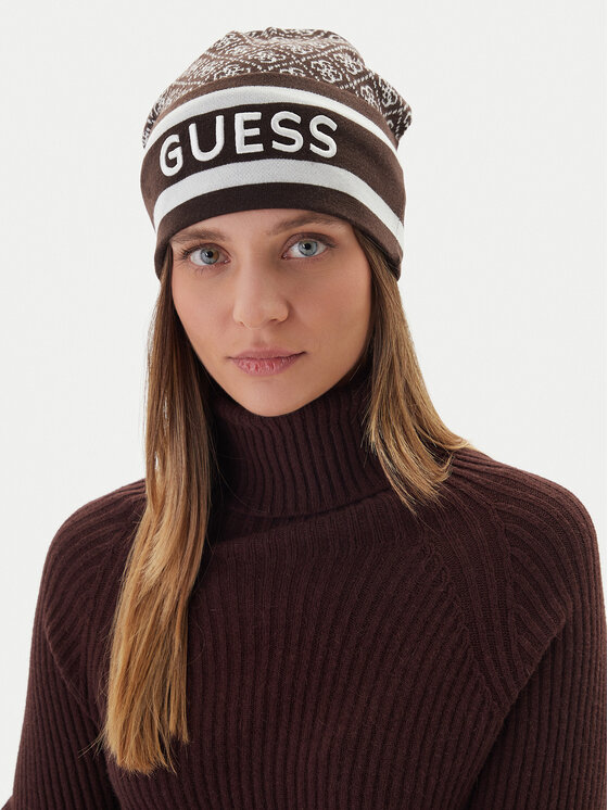 Guess Guess Σκούφος W4BZ21 Z3JD2 Καφέ