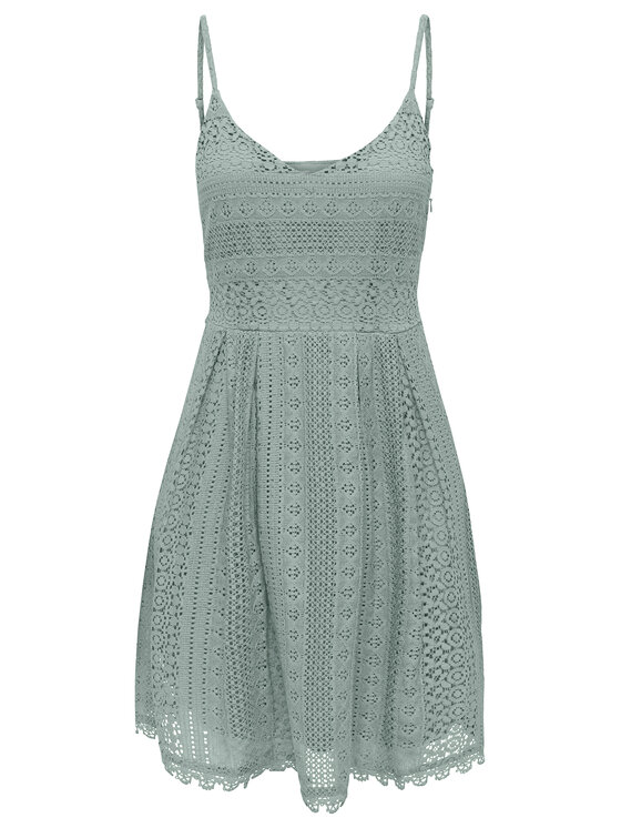 ONLY ONLY Sommerkleid Helena 15204799 Grün Regular Fit