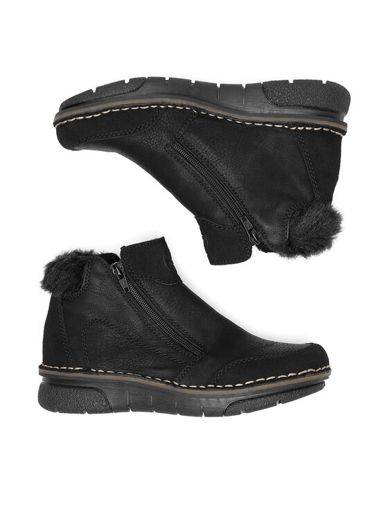 Rieker Rieker Stiefeletten 73352-00 Schwarz