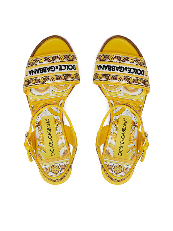 Dolce&Gabbana Dolce&Gabbana Espadrilles CZ0318 AV804 Sárga