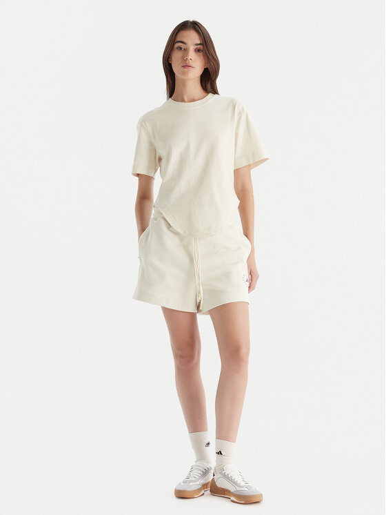 adidas by Stella McCartney adidas by Stella McCartney T-shirt JX6775 Bež Regular Fit