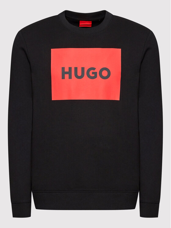 HUGO Hugo Bluza Duragol222 50467944 Czarny Regular Fit