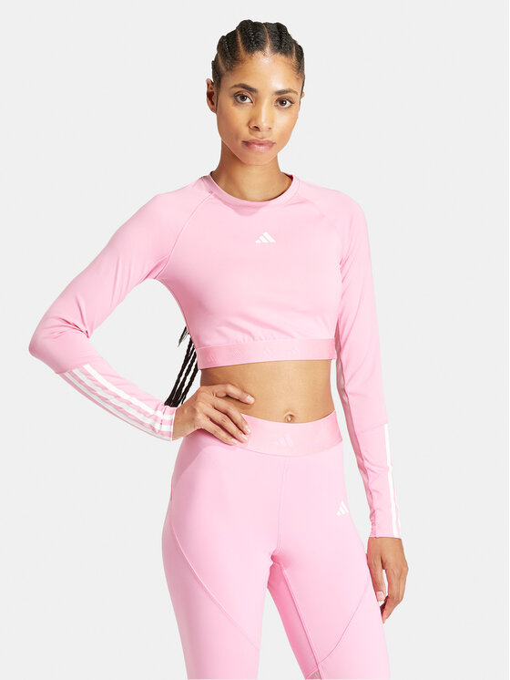 adidas adidas Funkčné tričko Hyperglam Training IN6775 Ružová Slim Fit