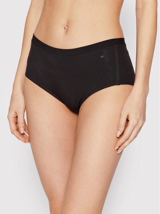 Triumph Triumph Klasické kalhotky s vysokým pasem Smart Natural Maxi 10211539 Černá