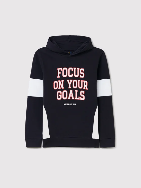 OVS Sweatshirt 1438344 Schwarz Regular Fit