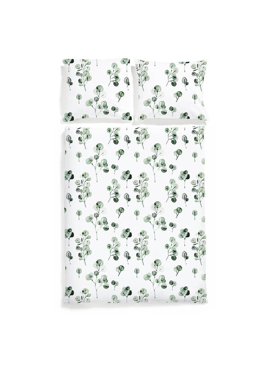 White pocket White pocket Komplet pościeli we wzory Biały