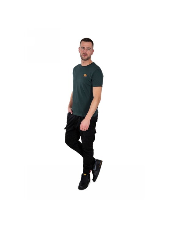 Alpha Industries Alpha Industries T-Shirt AI.188505-353 Zielony Basic Fit