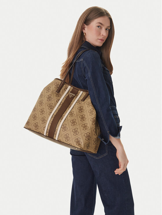 Guess Guess Дамска чанта Victtoria HWSS95 14290 Кафяв