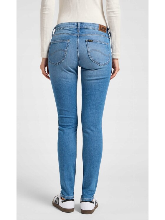 Lee Lee Jeansy Scarlett Niebieski Skinny Fit