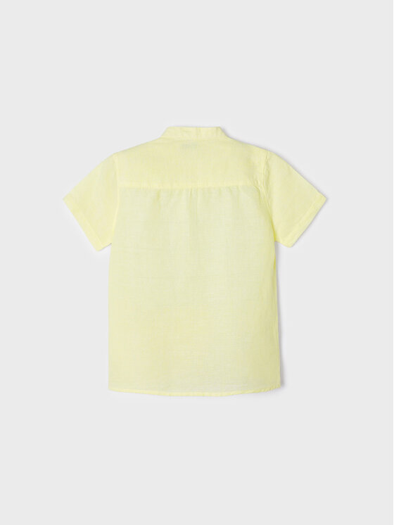Mayoral Mayoral Camicia 3161 Giallo Regular Fit