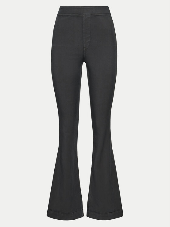 Deha Pantaloni di tessuto D02557 Nero Slim Fit, taglia : M