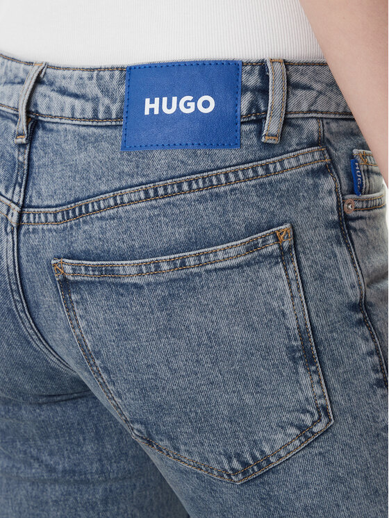 HUGO HUGO Traperice Gamera 50556538 Plava Regular Fit